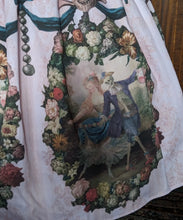 Load image into Gallery viewer, Rococo Dance Macabre Dress - Black, pink, blue