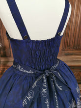Load image into Gallery viewer, Dance Macabre Dress (Black, white, red , blue )