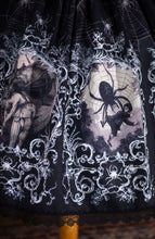 Load image into Gallery viewer, Spider skirt black