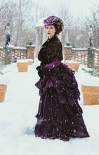 Load image into Gallery viewer, Victorian Bustle Day Dress