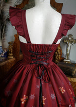 Load image into Gallery viewer, Christmas Special Krampus Dress burgund