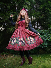 Load image into Gallery viewer, Christmas Special Krampus Dress burgund