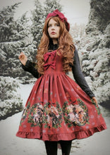 Load image into Gallery viewer, Christmas Special Krampus Dress burgund