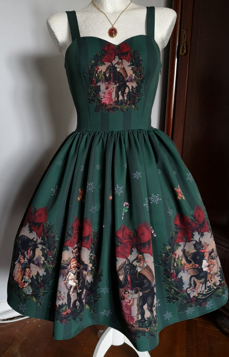 Krampus Green Dress – Duchess Milianda