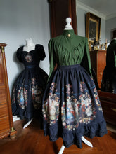 Load image into Gallery viewer, Rococo Dance Macabre Skirt Black