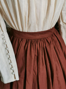 Victorian Skirt with Shirring (Different colors)