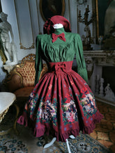 Load image into Gallery viewer, Krampus
Skirt burgund - High waisted