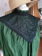 Load image into Gallery viewer, Edwardian Black Lace Collar