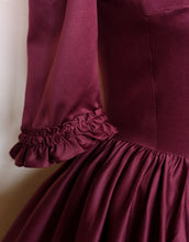 Load image into Gallery viewer, Burgundy boudoir