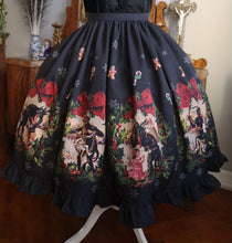 Load image into Gallery viewer, Krampus Skirt ( Black, burgund, green )