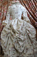 Load image into Gallery viewer, Robe A'la Polonaise Roses