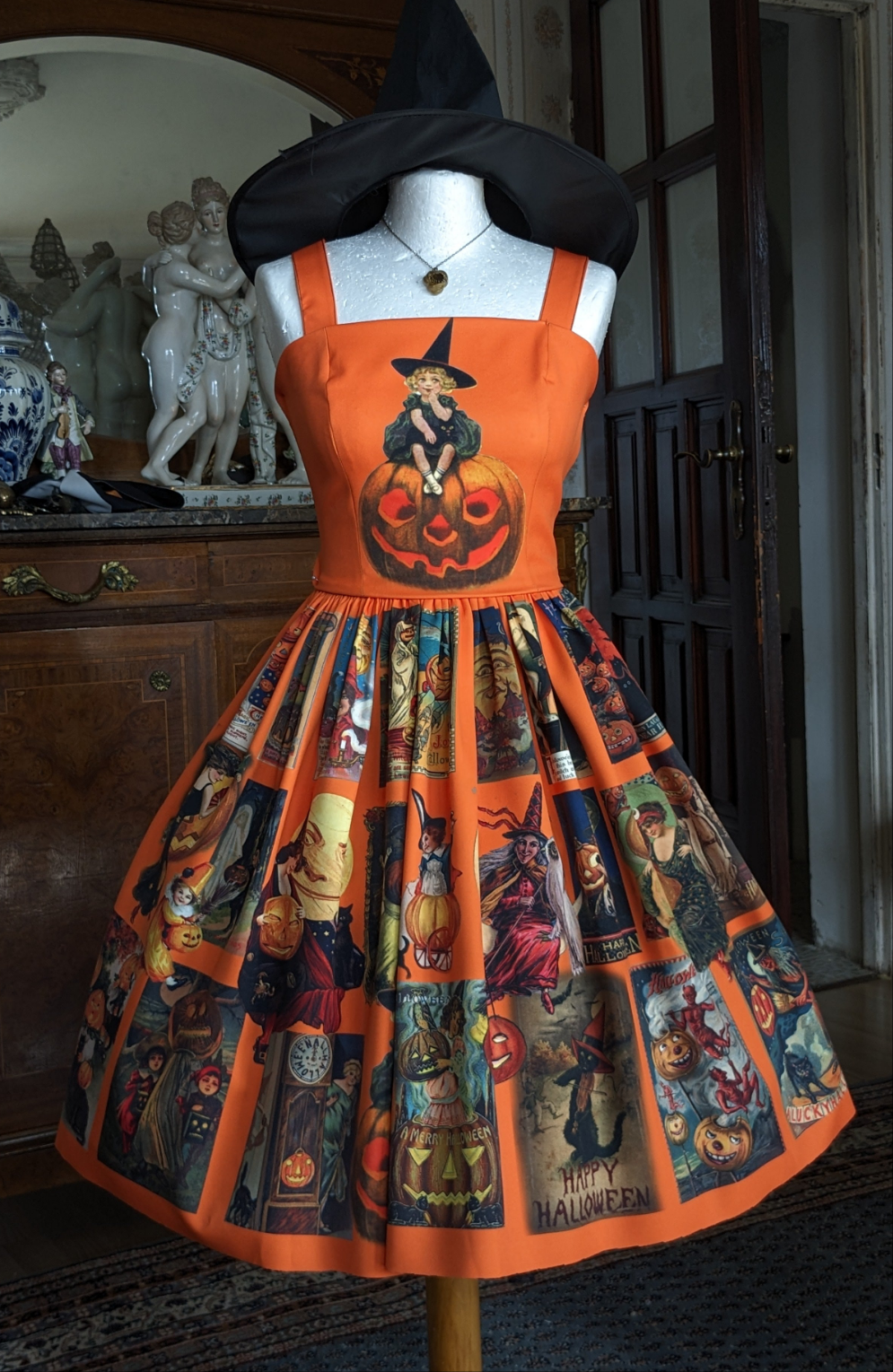 Vintage Halloween Orange