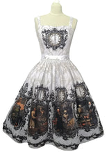 Load image into Gallery viewer, Dance Macabre Dress  (Black, white, red , blue )
