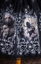 Load image into Gallery viewer, Spider skirt black
