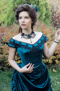 Victorian Bustle Ball Dress