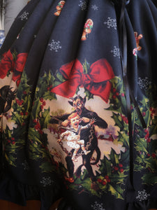 Christmas Special Krampus Dress Black