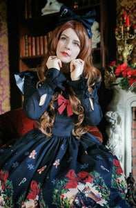 Christmas Special Krampus Dress Black