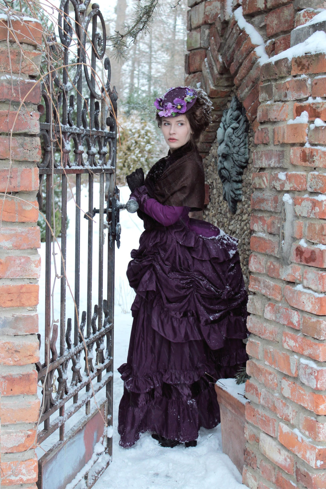Victorian Bustle Day Dress