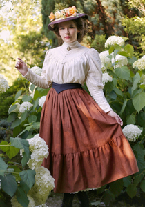 Victorian Skirt with Shirring (Different colors)