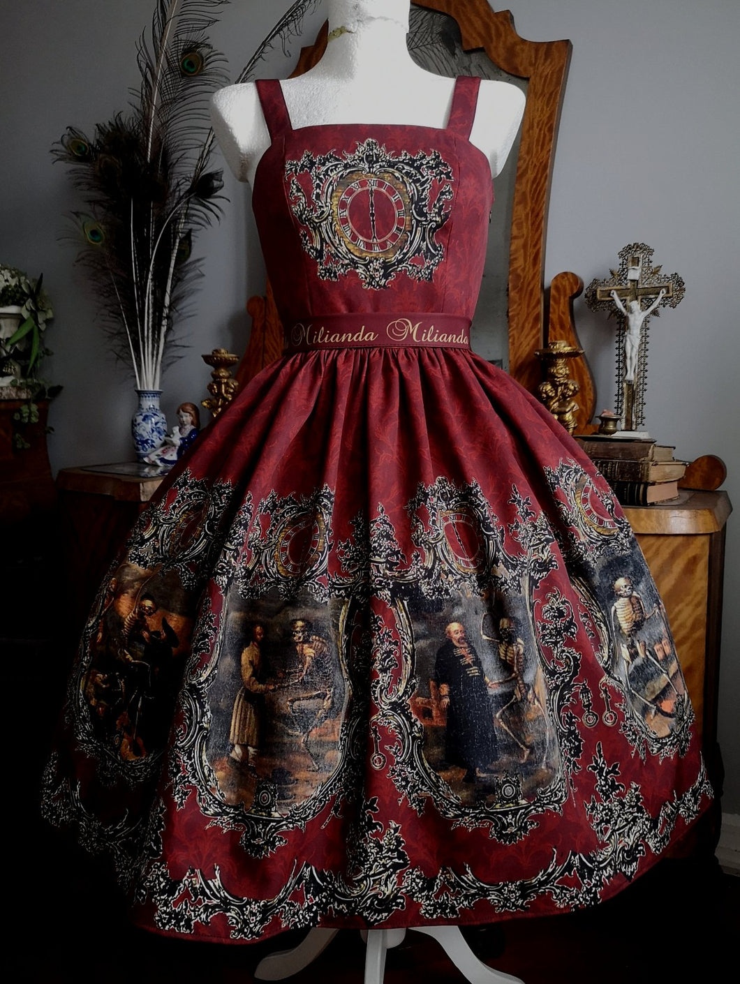 Dance Macabre Dress RED
