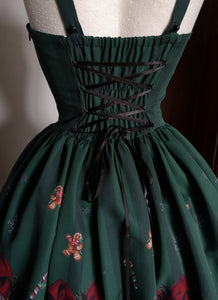 Krampus Green Dress