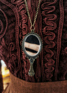 Victorian Mirror Necklace