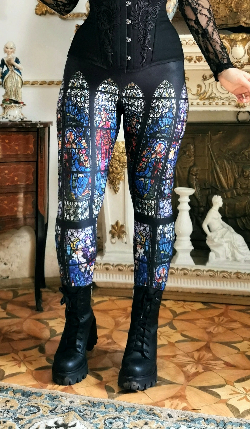 Holy Stained Glass-Leggings