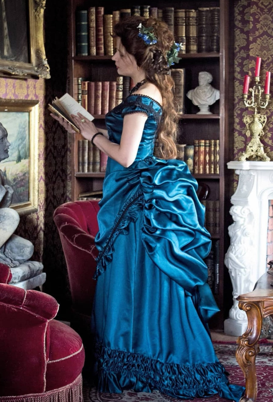 Blue Victorian Ball Gown Blue Victorian Ball Gown