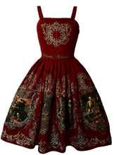 Load image into Gallery viewer, Dance Macabre Dress RED
