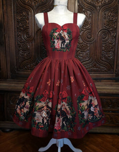 Krampus Dress Red